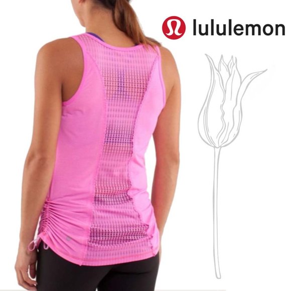 lululemon athletica Tops - Lululemon Run: Tie And Fly Tank Flash Light